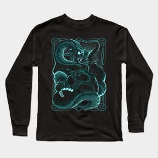 Skull with Snake 01 Long Sleeve T-Shirt